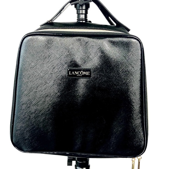 Lancome Handbags - Lancôme Paris Black & Gold Cosmetic Makeup Case